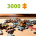 JOGO puzzelplank 3000 stukjes + 2x gratis Lift | 130 x 92 cm