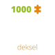 1000 puzzelplank + deksel