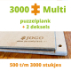 3000 Multi puzzelplank + 2 deksels