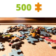 Alleen 500 stukjes puzzelplank